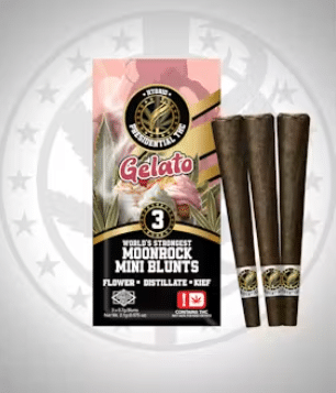 Moon Rock Mini Blunts - Gelato 3pk