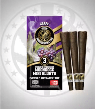 Moon Rock Mini Blunts - Grape 3pk